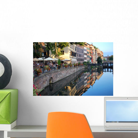 Reflections Petite France in Strasbourg Wall Mural