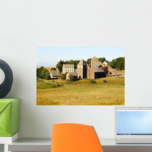 Le Village D'aubrac Wall Decal