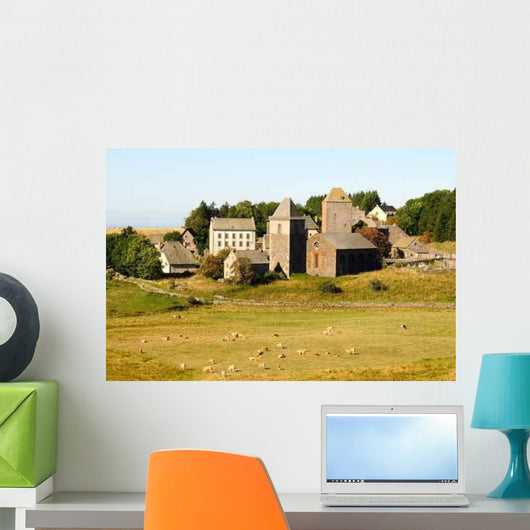 Le Village D'aubrac Wall Decal