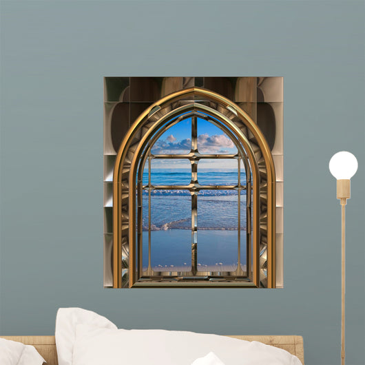 Beach through Window
