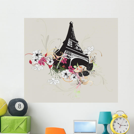 Eiffel tower Wall Mural