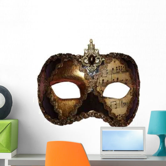 musical masquerade mask Wall Decal