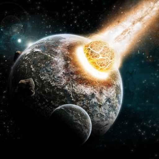 Planet Explosion Universe Exploration Wall Decal