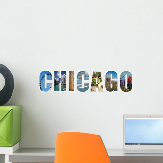 Chicago White Wall Decal