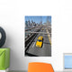 Brooklyn bridge & Yellow Cab. Wall Mural