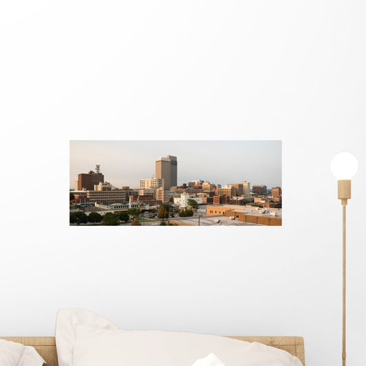 Panoramic Downtown Omaha Nebraska Wall Decal