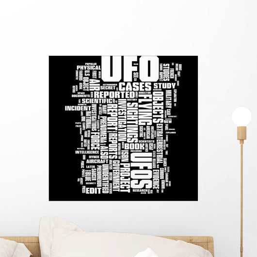 UFO - Unidentified Flying Object Wall Mural