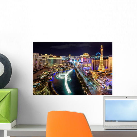 Las Vegas Strip Aerial Wall Decal