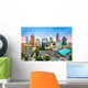 Aerial Charlotte NC Skyline Wall Decal