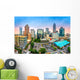 Aerial Charlotte NC Skyline Wall Decal