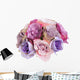 Bridesmade posy made of silk roses Wall Decal
