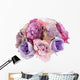 Bridesmade posy made of silk roses Wall Decal