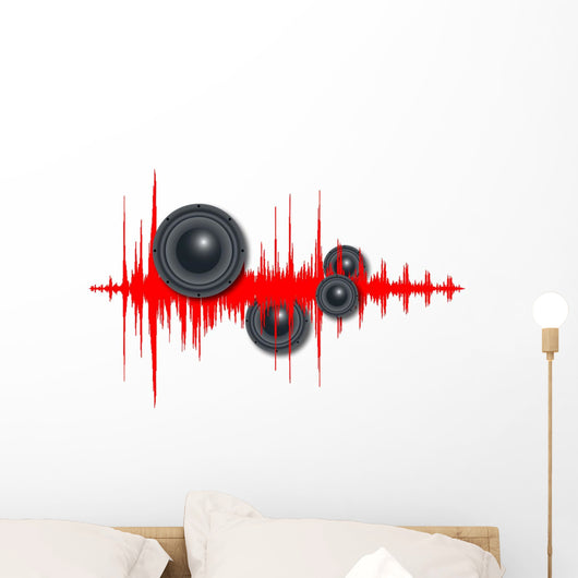 soundwave speaker Wall Decal