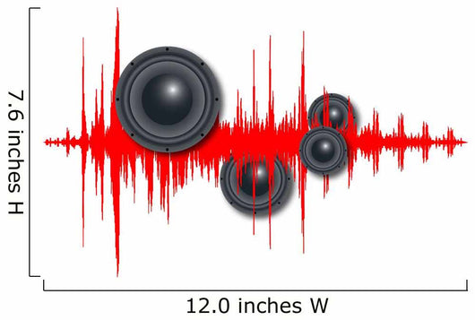 soundwave speaker Wall Decal