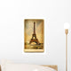 European Landmarks Vintage Cards - Paris Wall Mural