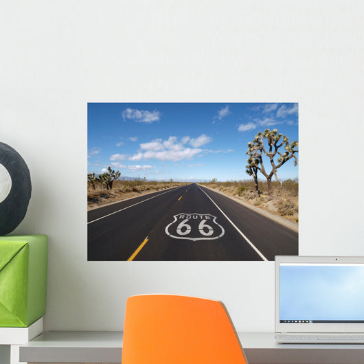Route 66 Mojave Desert Wall Mural
