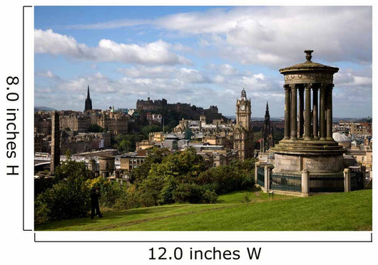 Edinburgh Castle View Wall Mural