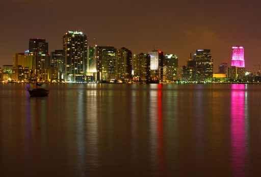 Miami Night 2 Wall Decal