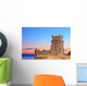 Tower of Belem (Torre de Belem), on sunset, Lisbon, Portugal Wall Mural