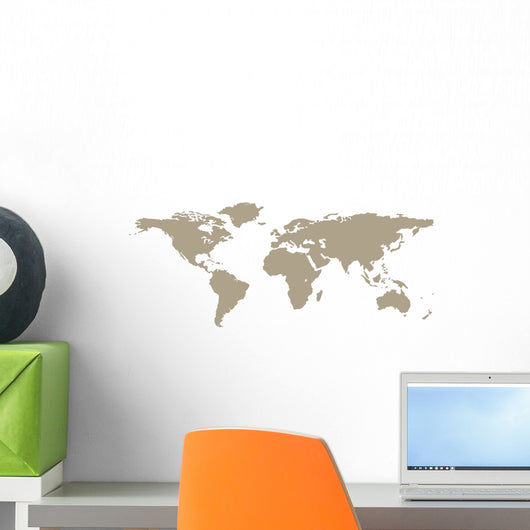 world map Wall Decal