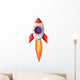 Space Rocket Start up Wall Decal