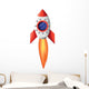 Space Rocket Start up Wall Decal