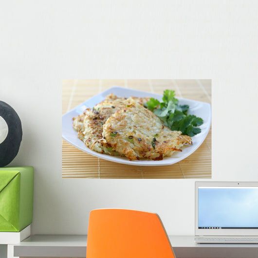Potato Pancakes (Latkes) Wall Mural