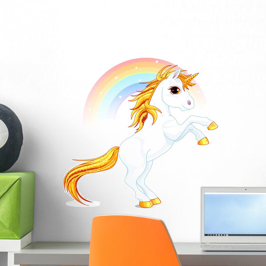 Rainbow Unicorn Wall Decal