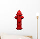 Red Fire Hydrant Wall Decal