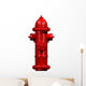 Red Fire Hydrant Wall Decal