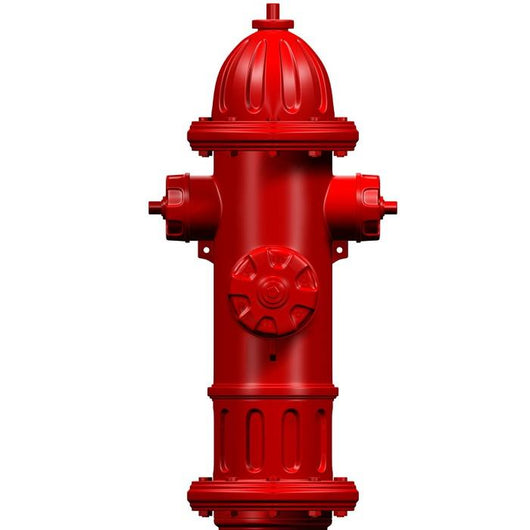 Red Fire Hydrant Wall Decal