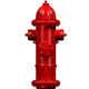 Red Fire Hydrant Wall Decal