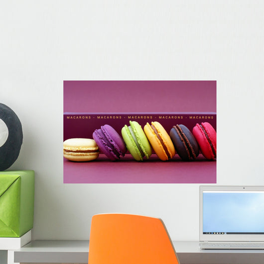 assortiment de macarons appétissants Wall Mural