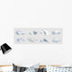 Eight Realistic Clouds Wall Decal Sticker Set