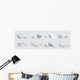 Eight Realistic Clouds Wall Decal Sticker Set