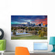 Denver Skyline and Mountains Wall Decal