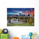 Denver Skyline and Mountains Wall Decal