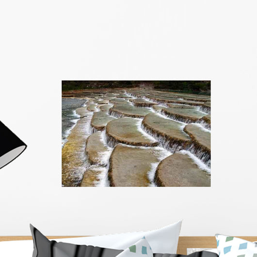 Unique River Bed Formation Wall Decal