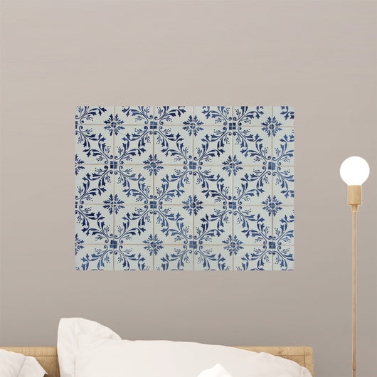 Blue Portuguese Tiles Wall Mural