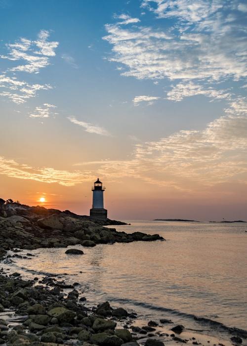 Sunrise Lighthouse Salem Wall Decal