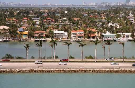 Miami City Landscape Wall Decal