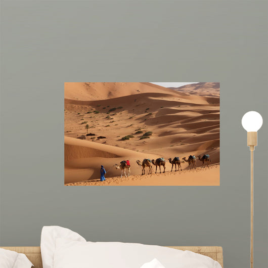 Caravan among Dunes Erg
