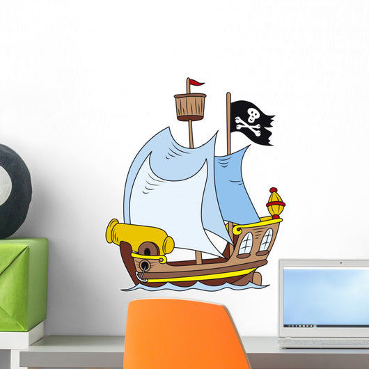 Pirate Ship Wall Decal