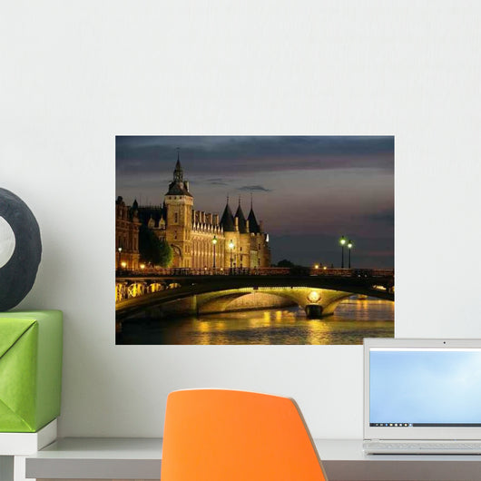 Paris Concierge Sunset Wall Decal Design 2