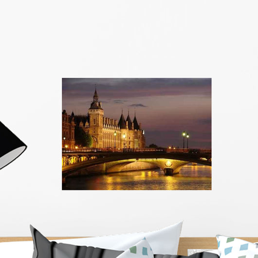 Paris Concierge Sunset Wall Decal Design 1