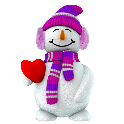 3d snow girl Wall Decal