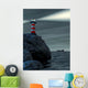 Lighthouse on a Cliff Wall Mural