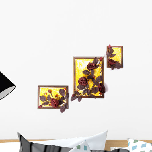 Flowers Design Wall Decal Design 2