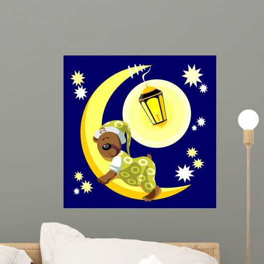 Bear Sleep Moon Color