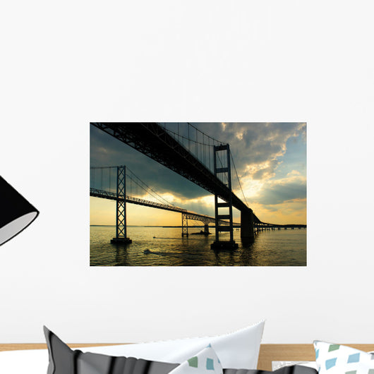 Approaching the Chesapeake Bay Bridges Wall Mural